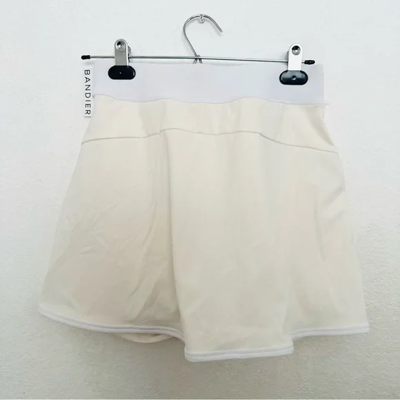 BANDIER BND10266 APERITIF SPORT SKORTGARDENIA/WHITE Size Small